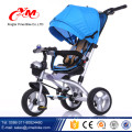 2015 best-seller bébé tricycle fabriqué en Chine / acheter tricycle pour les enfants de Yimei vélo / 3 roues pousser le long tricycle avec canopée